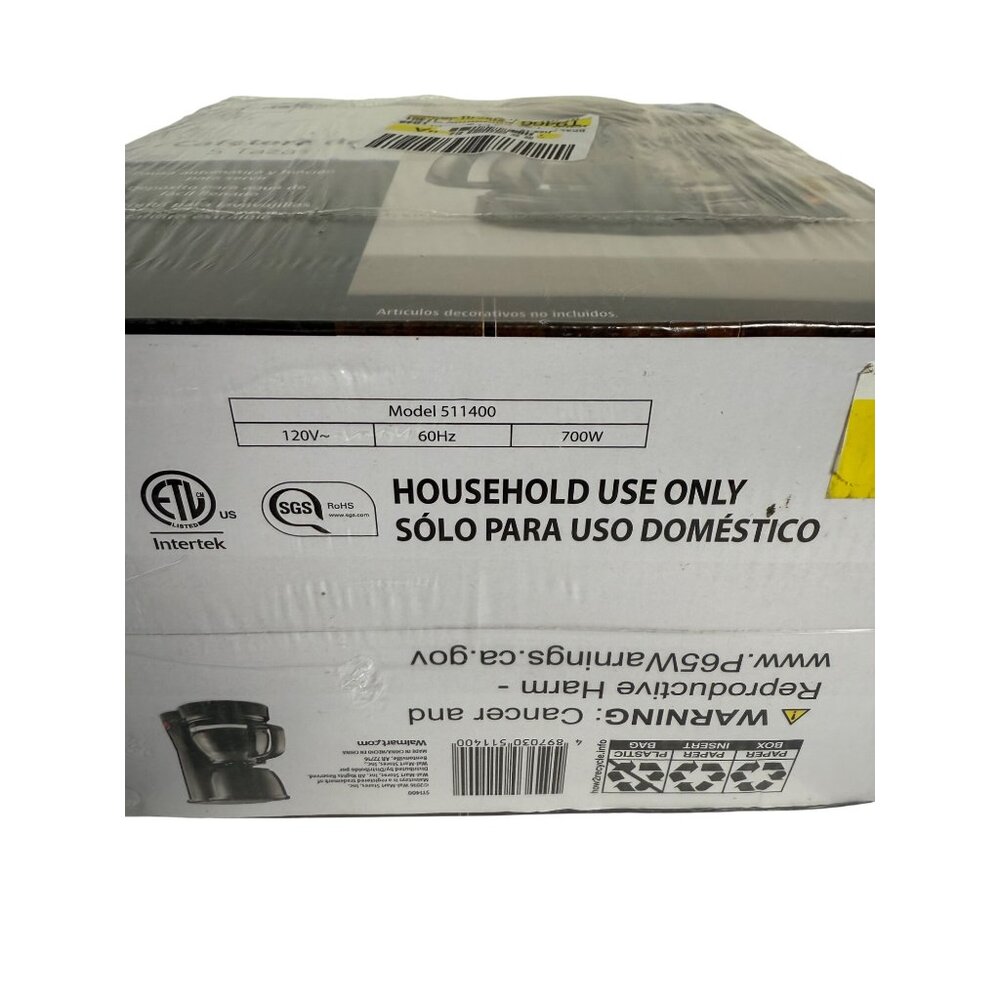 Mainstays 5 Cup Coffee Maker Kitchen Appliance Brew Senior Living College Dorm - Picture 10 of 11